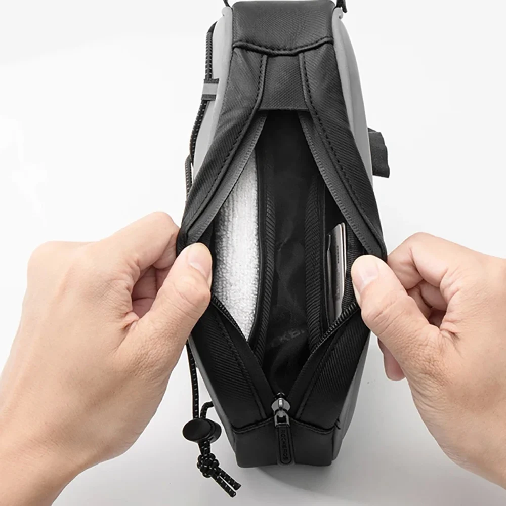 Rockbros 3012010901 bike frame bag 0.9 l - silvereng