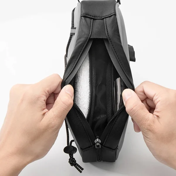 Rockbros 3012010901 bike frame bag 0.9 l - silvereng