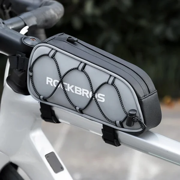 Rockbros 3012010901 bike frame bag 0.9 l - silvereng