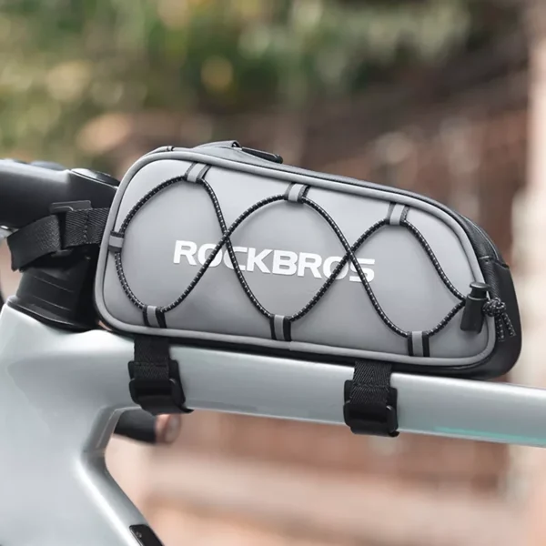Rockbros 3012010901 bike frame bag 0.9 l - silvereng