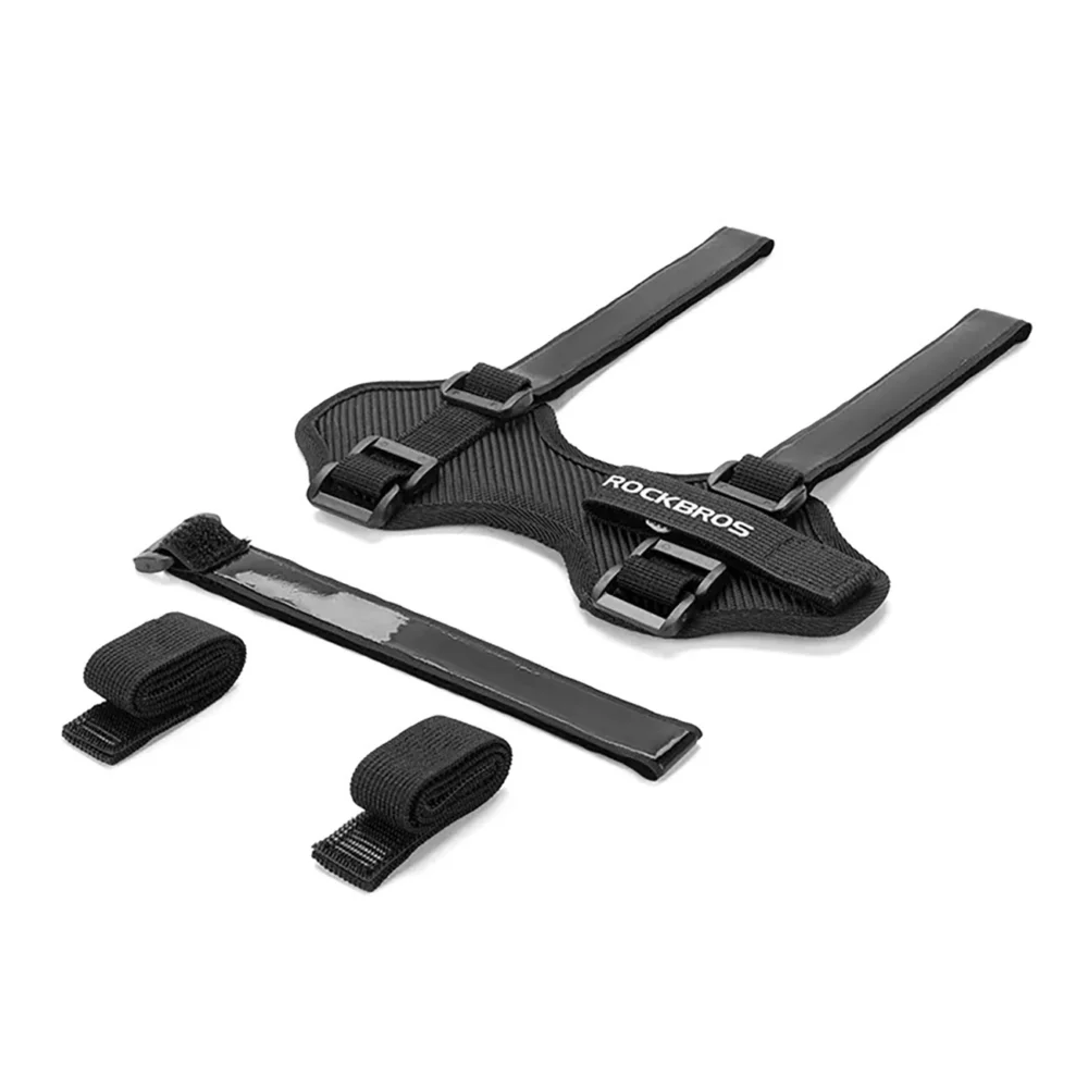 Rockbros 50210064001 bicycle strap with Velcro for Bluetooth speaker or water bottle - blackeng