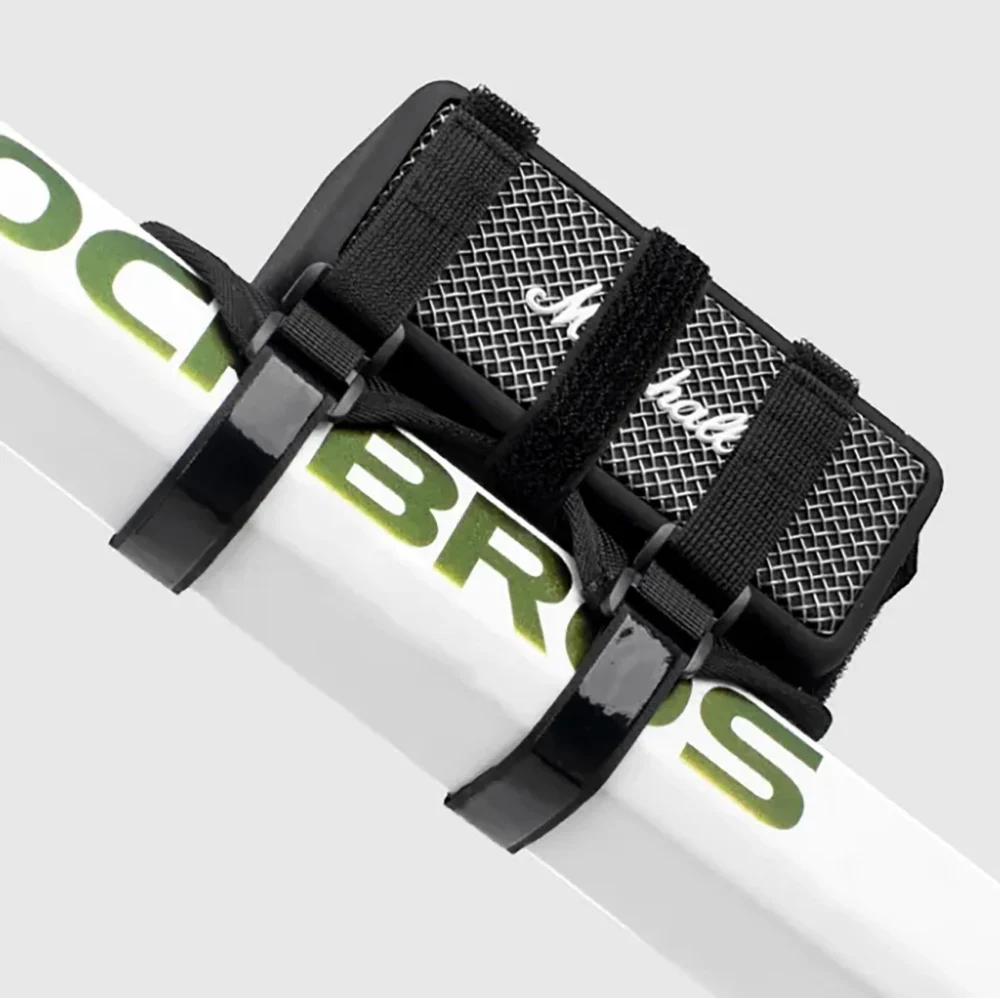 Rockbros 50210064001 bicycle strap with Velcro for Bluetooth speaker or water bottle - blackeng