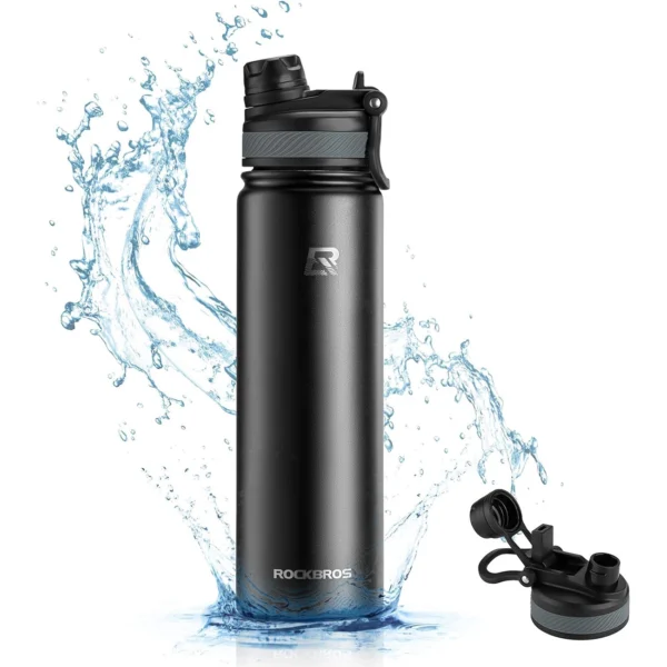 Rockbros 35210029002 Thermo Bottle for Bike Drinks 650 ml - Blackeng