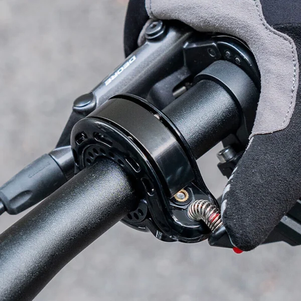 Rockbros 34210028001 Q-shaped bicycle bell - blackeng