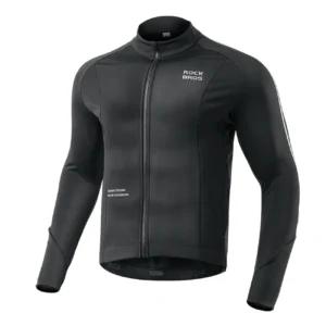Rockbros 15400002002 long sleeve cycling jersey autumn/winter M - blackeng