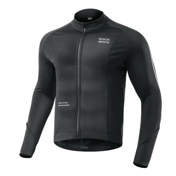 Rockbros 15400002002 long sleeve cycling jersey autumn/winter M - blackeng