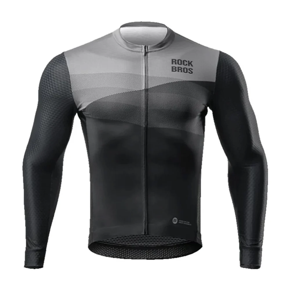 Rockbros cycling jersey 15120009004 long sleeve spring/summer XL - blackeng