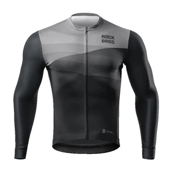 Rockbros cycling jersey 15120009004 long sleeve spring/summer XL - blackeng