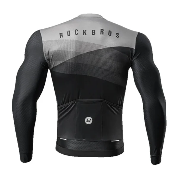 Rockbros cycling jersey 15120009004 long sleeve spring/summer XL - blackeng