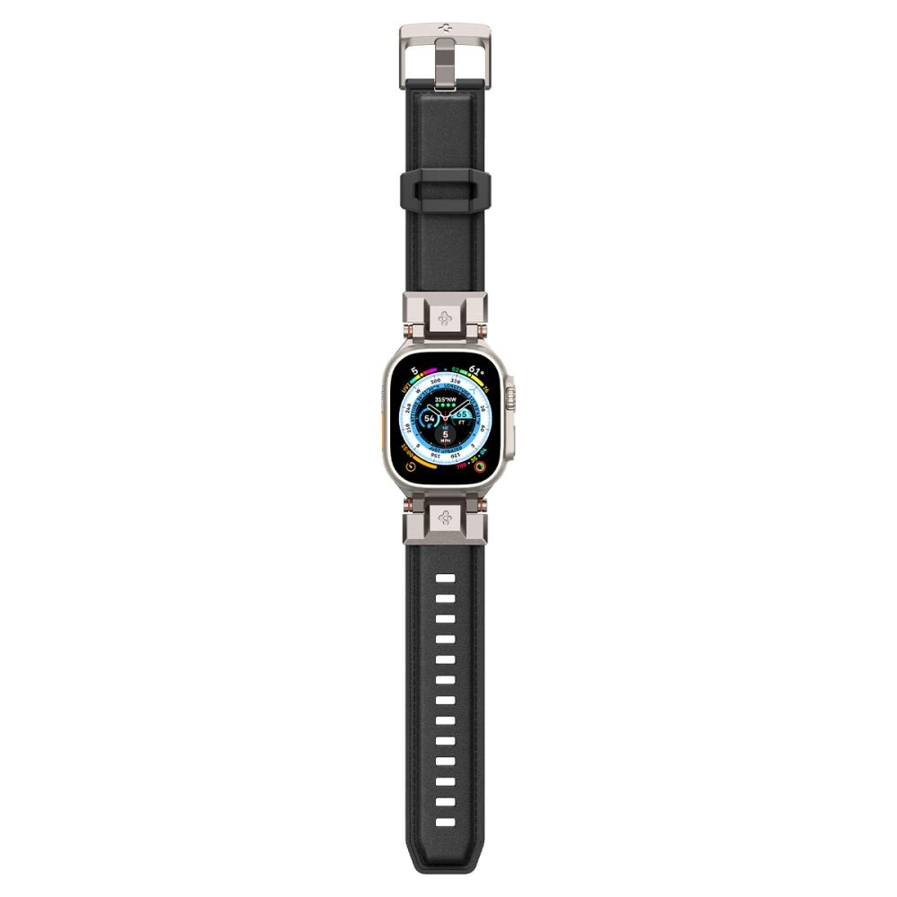Spigen Durapro Armor PU Strap for Apple Watch 4/5/6/7/8/9/SE/Ultra 1/2 (42 / 44 / 45 / 49 mm) - Blackeng