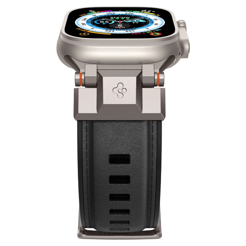 Spigen Durapro Armor PU Strap for Apple Watch 4/5/6/7/8/9/SE/Ultra 1/2 (42 / 44 / 45 / 49 mm) - Blackeng
