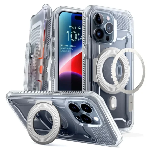 Supcase UB Pro Mag Case with MagSafe for iPhone 15 Pro - Cleareng