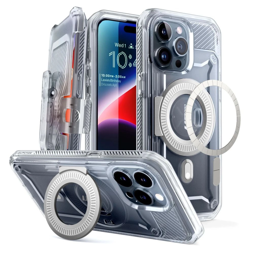 Supcase UB Pro Mag Case with MagSafe for iPhone 15 Pro - Cleareng