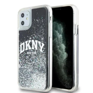 DKNY Liquid Glitter Big Logo case for iPhone 11 / Xr - blackeng