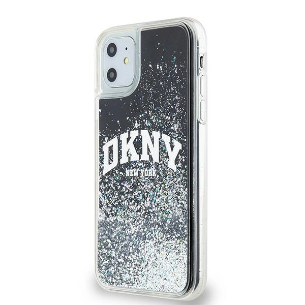 DKNY Liquid Glitter Big Logo case for iPhone 11 / Xr - blackeng