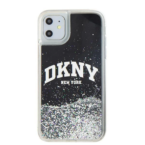 DKNY Liquid Glitter Big Logo case for iPhone 11 / Xr - blackeng