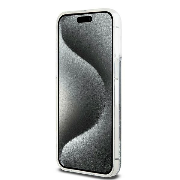 DKNY Liquid Glitter Big Logo iPhone 13 Pro Max Case - Blackeng