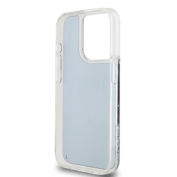 DKNY Liquid Glitter Big Logo iPhone 14 Pro Case - Blackeng