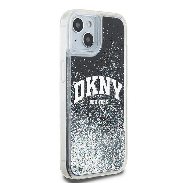 DKNY Liquid Glitter Big Logo iPhone 14/15/13 Case - Blackeng