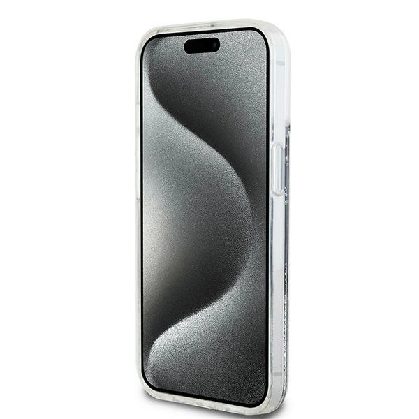 DKNY Liquid Glitter Big Logo iPhone 14/15/13 Case - Blackeng