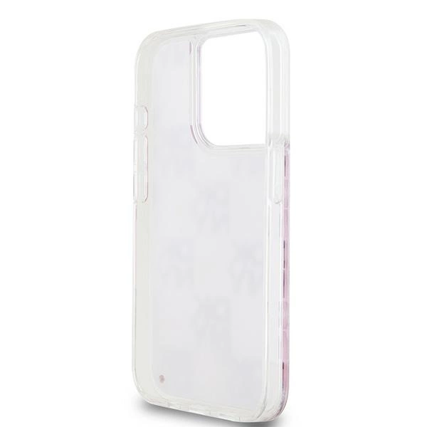 Etui DKNY Liquid Glitter Multilogo na iPhone 15 Pro - różowepol