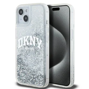 DKNY Liquid Glitter Big Logo case for iPhone 15 / 14 / 13 - whiteeng