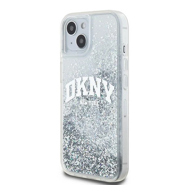DKNY Liquid Glitter Big Logo case for iPhone 15 / 14 / 13 - whiteeng