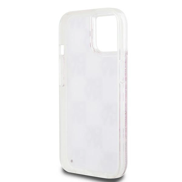 DKNY Liquid Glitter Multilogo case for iPhone 15 / 14 / 13 - pinkeng