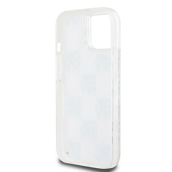 DKNY Liquid Glitter Multilogo case for iPhone 15 / 14 / 13 - whiteeng