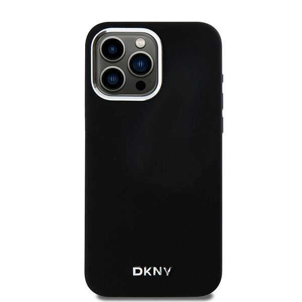 Etui DKNY Liquid Silicone Small Metal Logo MagSafe na iPhone 15 Pro Max - czarnepol