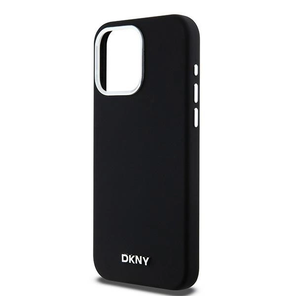 Etui DKNY Liquid Silicone Small Metal Logo MagSafe na iPhone 15 Pro Max - czarnepol
