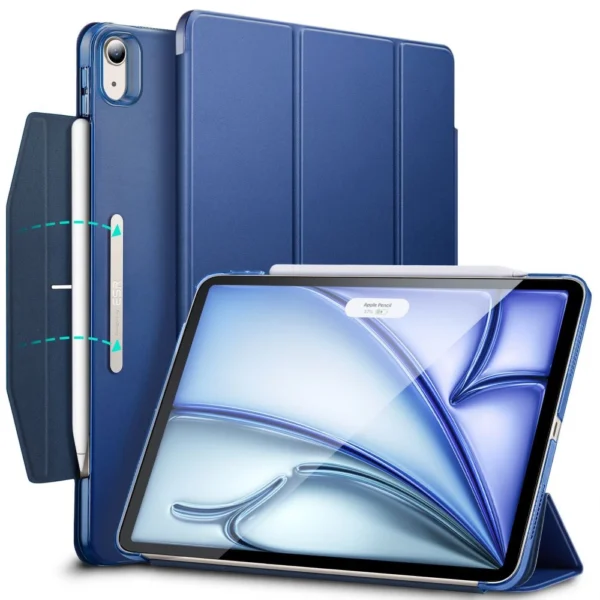 ESR Ascend Trifold Case for iPad Air 10.9'' 4/5 2020-2022 / 11.6'' 2024 - Dark Blueeng