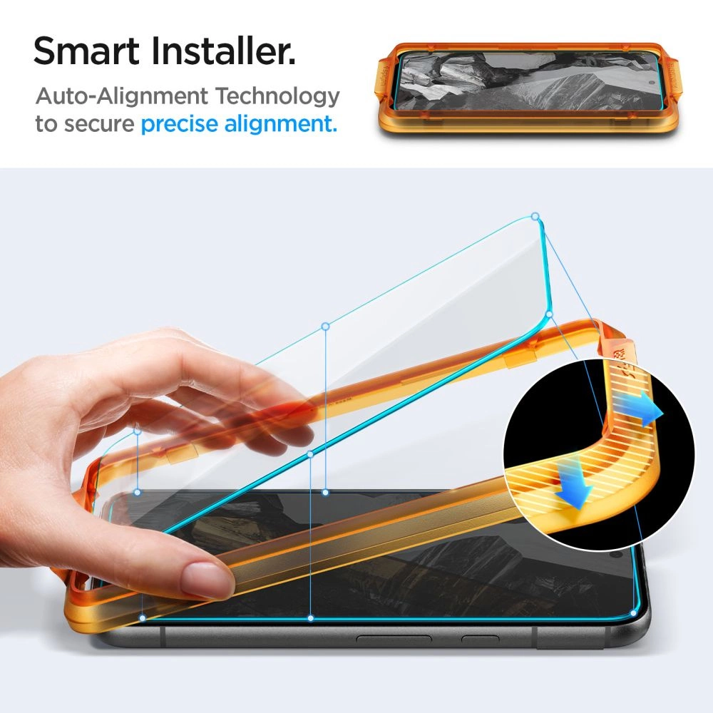 Spigen ALM Glas.tR tempered glass for Google Pixel 8A - 2 pcs.eng