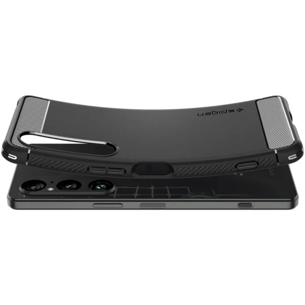 Spigen Rugged Armor Case for Sony Xperia 1 VI - Matte Blackeng