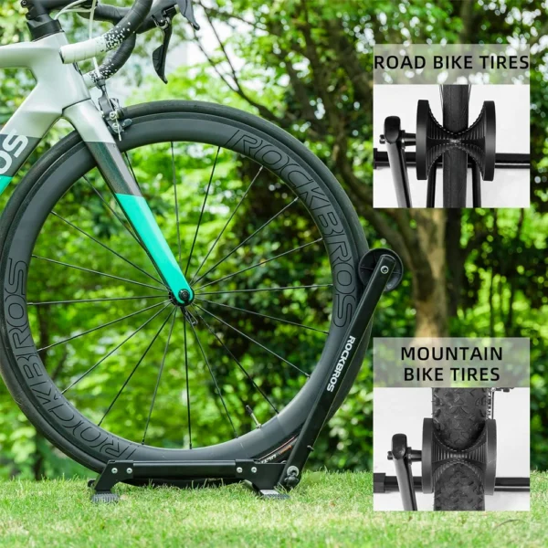 [RETURNED ITEM] Rockbros 27210001001 foldable bicycle stand - blackeng