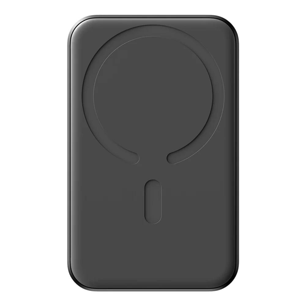 Powerbank Joyroom JR-W020 Mini 5000mAh USB-A USB-C inductive 20W - black + USB-C / USB-C cableeng