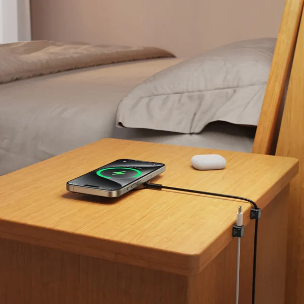 Joyroom JR-ZS368 magnetic cable organizer - black (6 pcs.)eng