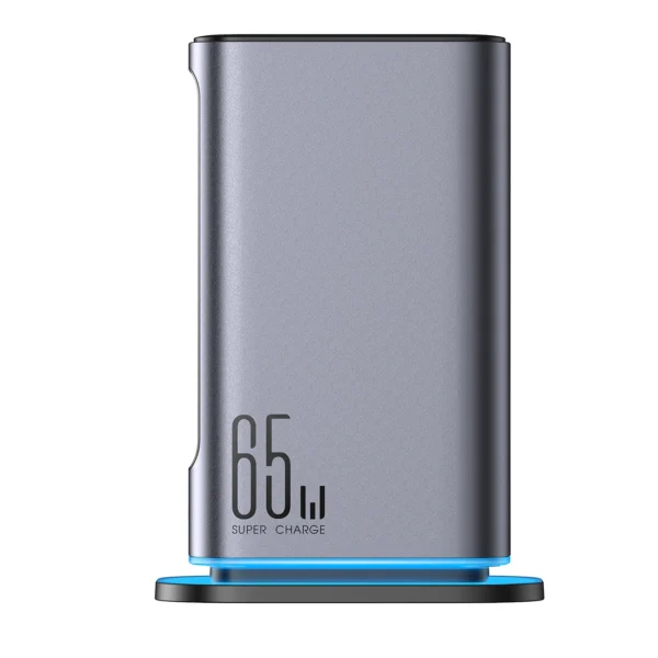 Joyroom JR-TCM02 multi-port GaN charger 65W EU 4x USB-C 2x USB-A - dark grayeng