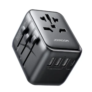 Joyroom JR-TCW01 Travel Adapter Universal 17W EU / US / UK / JP / AU / CN - Blackeng