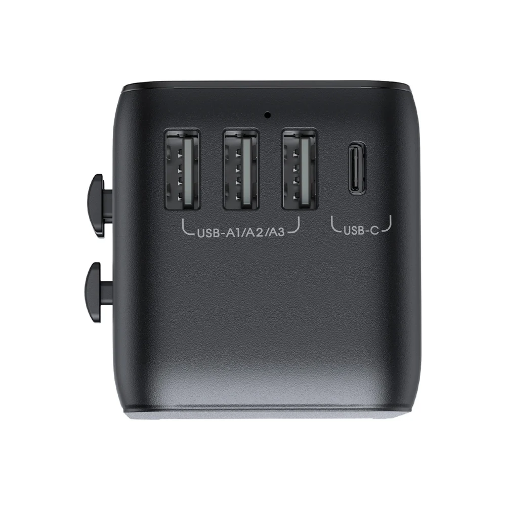 Joyroom JR-TCW01 Travel Adapter Universal 17W EU / US / UK / JP / AU / CN - Blackeng