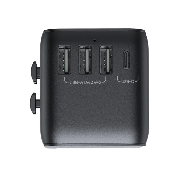 Joyroom JR-TCW01 Travel Adapter Universal 17W EU / US / UK / JP / AU / CN - Blackeng