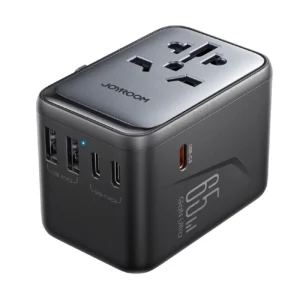 Joyroom JR-TCW02 65W Travel Adapter Universal EU / US / JP / AU / UK / CN - Blackeng