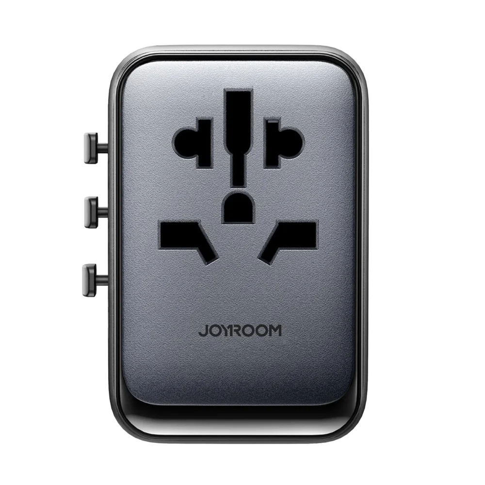 Joyroom JR-TCW02 65W Travel Adapter Universal EU / US / JP / AU / UK / CN - Blackeng