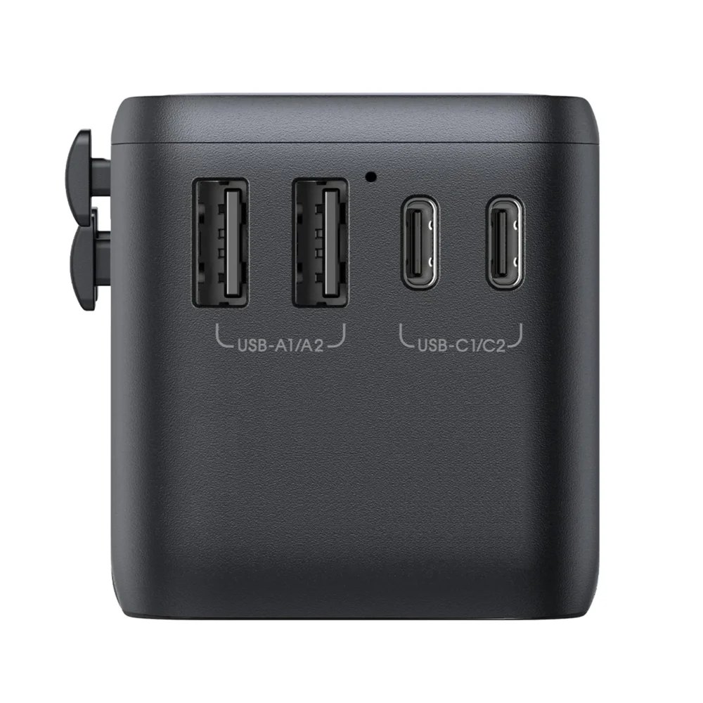 Joyroom JR-TCW02 65W Travel Adapter Universal EU / US / JP / AU / UK / CN - Blackeng