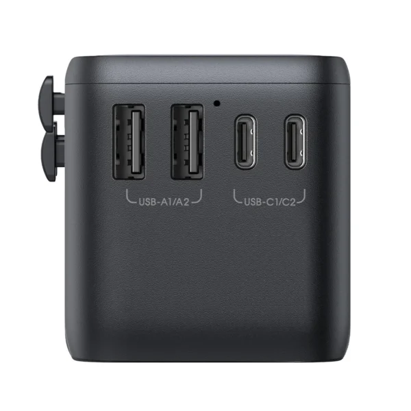 Joyroom JR-TCW02 65W Travel Adapter Universal EU / US / JP / AU / UK / CN - Blackeng