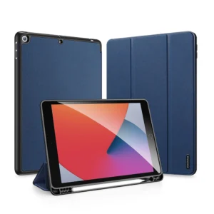 Dux Ducis Domo case with flap and smart sleep for iPad 7 / 8 / 9 10.2'' - blueeng