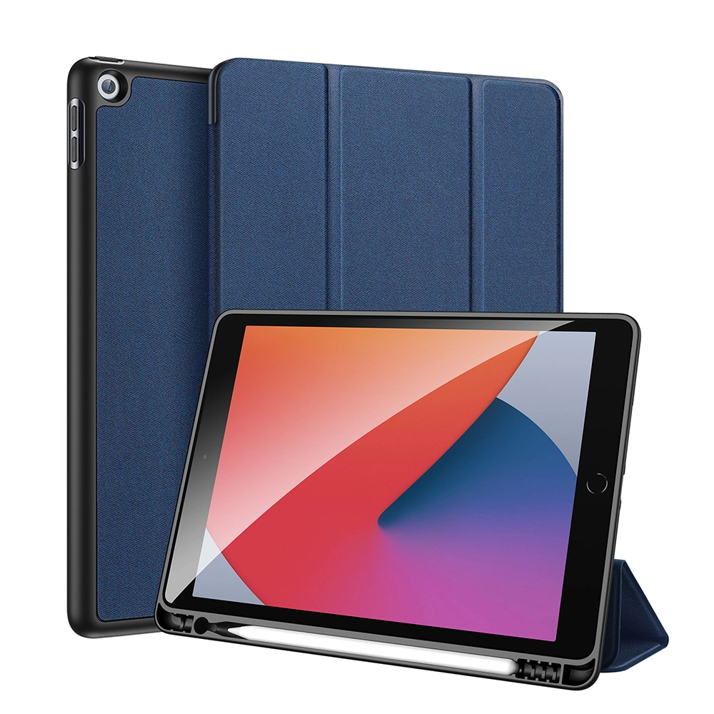 Dux Ducis Domo case with flap and smart sleep for iPad 7 / 8 / 9 10.2'' - blueeng