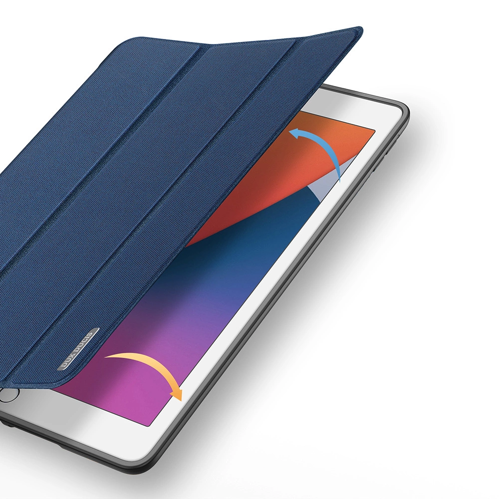 Dux Ducis Domo case with flap and smart sleep for iPad 7 / 8 / 9 10.2'' - blueeng