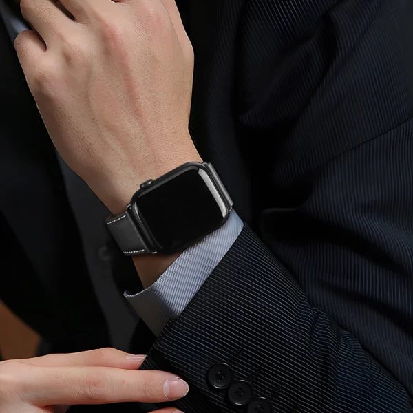 Dux Ducis Ya Strap for Apple Watch 42 / 44 / 45 / 49 mm - Blackeng