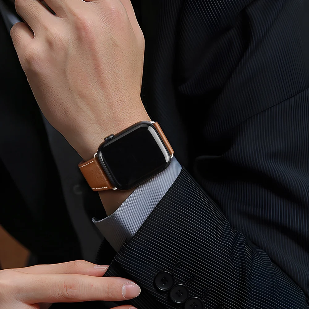 Dux Ducis Ya strap for Apple Watch 42 / 44 / 45 / 49 mm - browneng